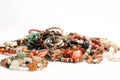 Lot of Joyful Colors Beads with Natural Stone Collection Concept Presentation