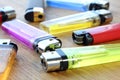 Lot of lighters Royalty Free Stock Photo