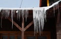 Icicles on the roof