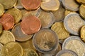 A lot off Euro coins all sizes Royalty Free Stock Photo