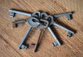 Lot of old keys Royalty Free Stock Photo
