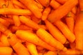 A lot of orange carrots texture for vegetable background Royalty Free Stock Photo