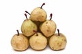 A lot of pears. Royalty Free Stock Photo