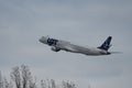 LOT Polish airlines Embraer E-195AR jet in Zurich in Switzerland