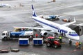 LOT Polish Airlines Embraer ERJ-195LR Royalty Free Stock Photo