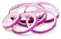 Red Onion on white Royalty Free Stock Photo