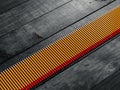 A lot of simple pencils on a black wooden table