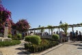 People at the Miradouro de Santa Luzia viewpoint in Lisbon