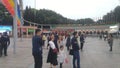 Shenzhen world window tourist attractions, many tourists are playing Royalty Free Stock Photo