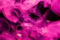 A lot of transparent magenta jellyfish on a black background Royalty Free Stock Photo