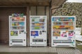 Lot of type of drink with Vending machines