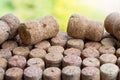 Lot of wine corks background Royalty Free Stock Photo