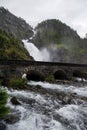 Lotefossen, Hordaland, Norway Royalty Free Stock Photo