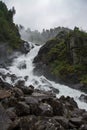 Lotefossen, Hordaland, Norway Royalty Free Stock Photo