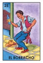 LoterÃÂ­a Mexicana - El Borracho - High resolution image Royalty Free Stock Photo