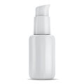 Lotion bottle. Pump dispenser cosmetic container