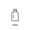 Lotion icon, vector symbol.