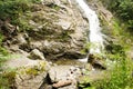 Lotrisor waterfall in Capatanii mountains Royalty Free Stock Photo