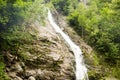 Lotrisor waterfall in Cozia National Park, Romania Royalty Free Stock Photo