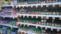 Lots of baby food selling at supermarket