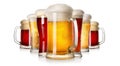 Lots of beer Royalty Free Stock Photo