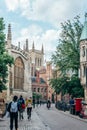 Lots of bikes in Cambridge city centre Royalty Free Stock Photo