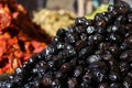 Lots of black olives Royalty Free Stock Photo