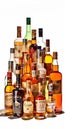 Lots bottles of various alcoholic drinks 1696419852015 1 Royalty Free Stock Photo