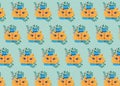 Lots of cats pattern