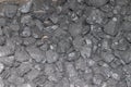 Lots of coal mineral black cubes