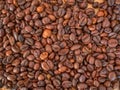 A lots of coffie beans. Royalty Free Stock Photo