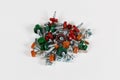 Lots of colored head screws in a pile Royalty Free Stock Photo