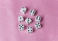 Lots of Dice Royalty Free Stock Photo