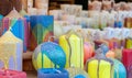 Lots of different and colorful candles Royalty Free Stock Photo