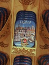 Inside the shop Comur 1942 in Lisbon in Portugal - many nice decorated fish cans