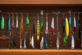 Fishing lures Royalty Free Stock Photo