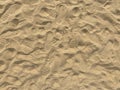 Footmarks in Beach Sand Royalty Free Stock Photo