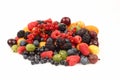 Lots of fresh different berries Royalty Free Stock Photo
