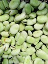 Raw broad beans Royalty Free Stock Photo