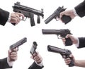Lots of guns Royalty Free Stock Photo