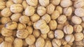 Lots of inshell walnuts texture Royalty Free Stock Photo