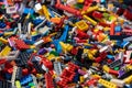 Lots of lego brick in different kind of colors