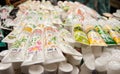 Lots of natural hand cream tubes