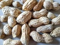 Lots of peanuts background Royalty Free Stock Photo