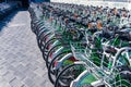 Lots of Public Bicycles in China for Rent