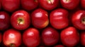 Lots of red apples. Tasty and juicy. Background of apples. High quality photo. Generative AI