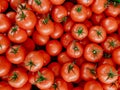 Lots of red fresh tomatoes. Healthy food and vegetables Royalty Free Stock Photo