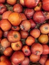 Lots of ripe fruit red apples for eating a background Royalty Free Stock Photo