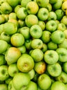 Lots of ripe fruit sweet apples for cooking as a background Royalty Free Stock Photo