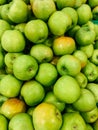 Lots of ripe fruit sweet apples for cooking as a background Royalty Free Stock Photo